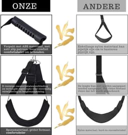 Sex Schommel - Sex Swing Extra Stevig – Seksschommel – Seksspeeltjes voor Koppel – Seks Schommel BDSM – Erotiek Toys - Sex Sling – Love Swing – Discreet Verpakt - Zwart — thumbnail 4