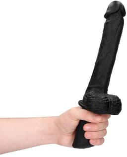 Hand Held Liquid Silicone Vibrating and Thrusting Sex Machine - Black — thumbnail 4