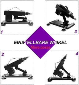 Sex - Sex Toys Voor Vrouwen - Erotiek - Erotiek Toys - Sex Machine - Sexmachine - Complete Sexmachine met 7 opzetstukken — thumbnail 3