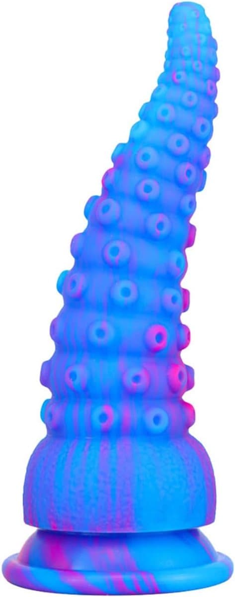 Oneay Fantasy Tentakel Dildo Octopus Stijl – 21 cm– LSR Siliconen G-Punt Stimulator & Anale Stretcher met Zuignap — afbeelding 1