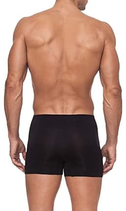 Channo men's boxer shorts, pack of 12, lycra boxer shorts, seamless, soft and comfortable UOMO Collection, Pack of 12 Black, L — thumbnail 4