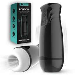 Intimate Desires® London Black - Masturbator voor man - Pocket Pussy - Tril- & Zuigfunctie - Automatische Masturbator - Sex Toys voor mannen - Oplaadbaar — thumbnail 1