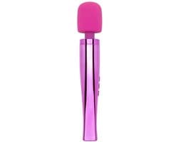 Electric Pink Wandvibrator - Clitoris Stimulator - Krachtig Massageapparaat - 13 Standen - 6 Snelheden - 7 Patronen - Flexibele Kop - Zacht Siliconen - Waterdicht IPX7 - Oplaadbaar - Seksspeeltje - Voor Vrouwen - Reisadapter - Roze - MyMagicWand