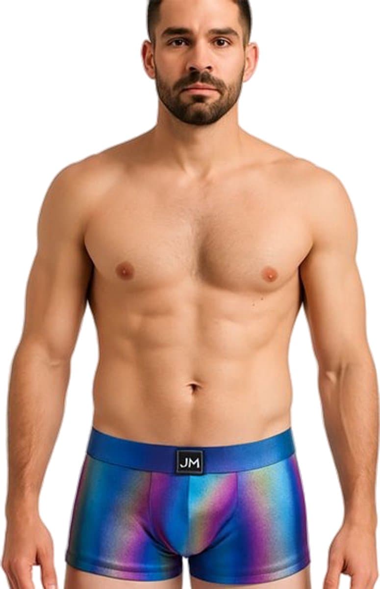 Kleurrijke strakke heren boxershort - Erotisch ondergoed - BDSM - Rollenspel — afbeelding 1