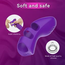 Oneay Vingervibrator met Vibratie – Clitoris- en G-Spot Stimulator – 10 Vibratiestanden – Vlindervormige Mini Vibrator – Seksspeeltje voor Vrouwen en Stellen — thumbnail 3