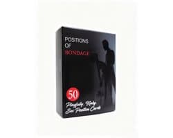 Positions of Bondage – 50 Erotische Positiekaarten – Spannend Kaartspel voor Koppels – Intimiteit & Variatie – Volwassenen Spel