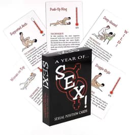 A Year of Sex! – Erotisch Kaartspel met Seksposities – 50+ Positiekaarten – Intimiteit & Variatie voor Koppels – Volwassenen Spel — thumbnail 2