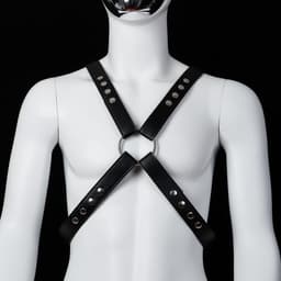 Banoch | Chest harness Raaf - pu leren harnas voor man — thumbnail 1
