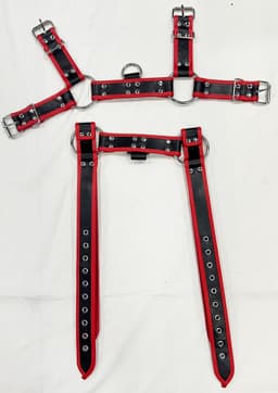 Verstelbare Borst Harnas voor Heren - Punk Stijl PU Leer Body Harness — thumbnail 5