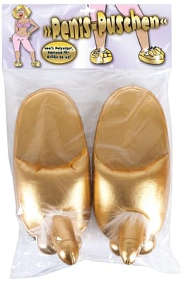 Penis Slippers Goudkleur — thumbnail 3
