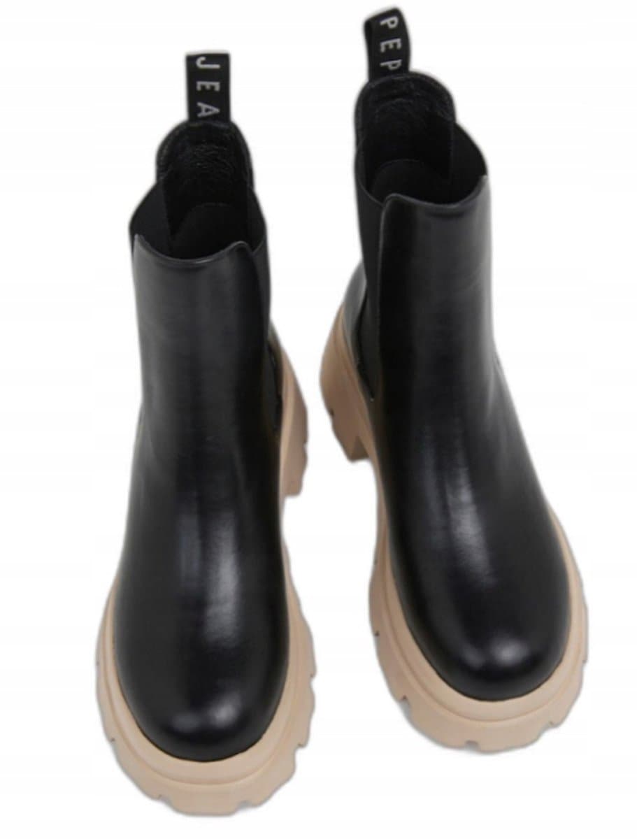 Pepe Jeans LOL Chelsea - Dameslaarzen - Zwart - Synthetisch - Maat 40 — afbeelding 1
