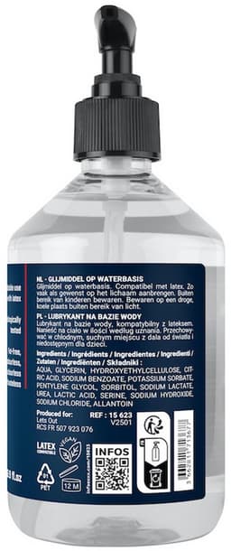 Fuck Fist Waterbasis Glijmiddel - 16,9 fl oz / 500 ml - Transparant — thumbnail 2