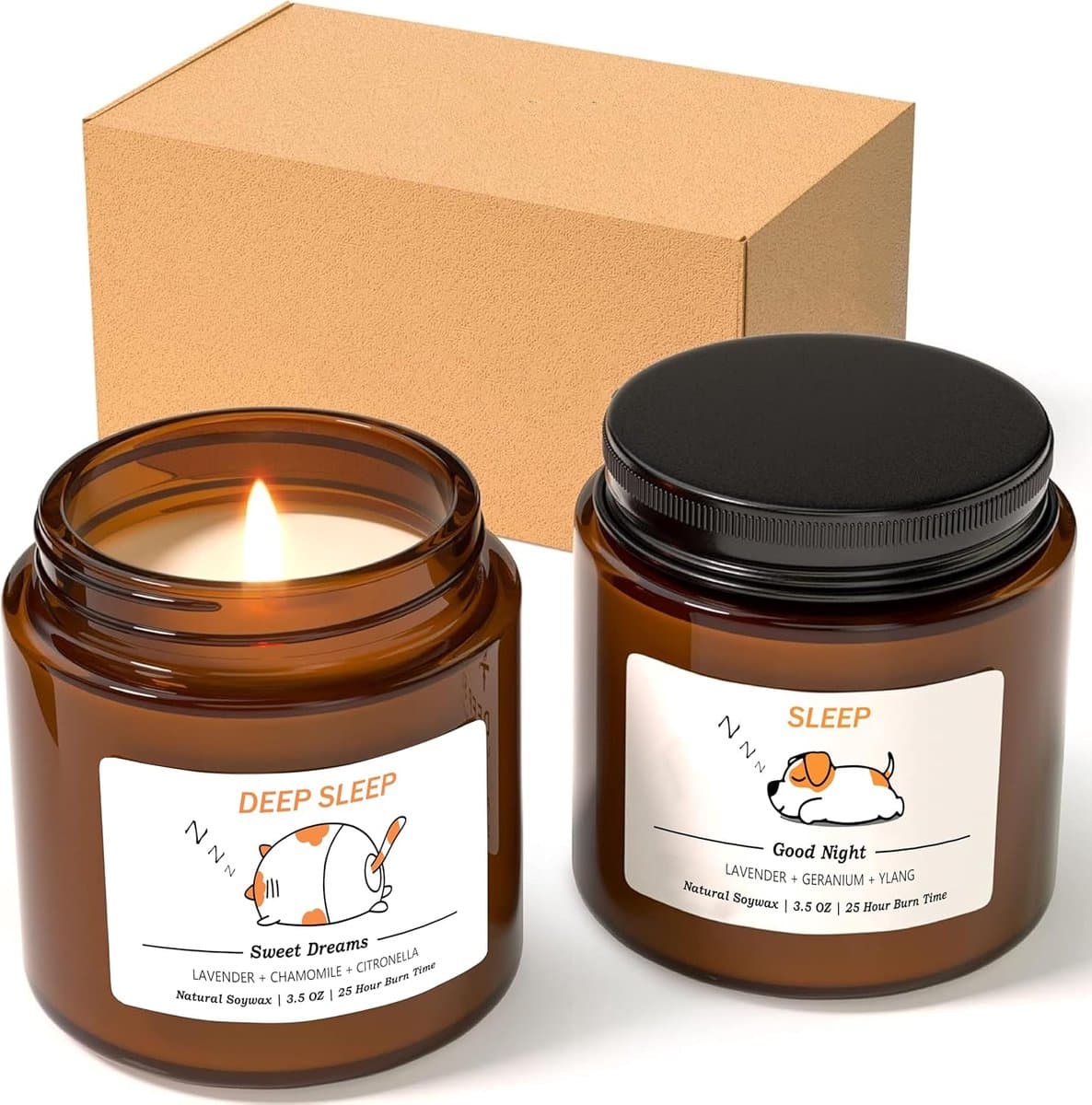 Luxe Geurkaars Geschenkset voor Ontspanning en Sfeer — afbeelding 1