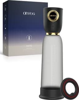 OHYES Automatische Penispomp met Cockring Set - Sex toys voor mannen - Elektrische penis pomp — thumbnail 1