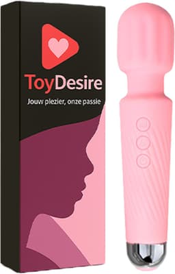ToyDesire® Personal Massager - Vibrator voor Vrouwen - Krachtige Clitoris Stimulator - 100% Intensere Stimulatie - 20 Standen - Fluisterstil - Sex Toys voor Vrouwen - Kleur Rose — thumbnail 1