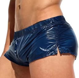 Glanzende erotische boxer heren - Mini broekje - Short - Sexy - Nylon - Spandex — thumbnail 1