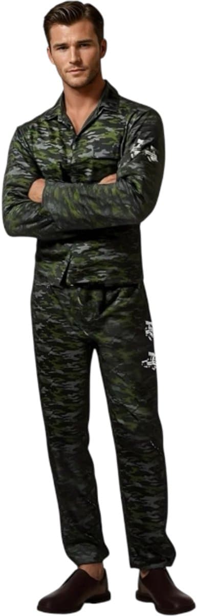 Hot Soldaten Pak voor Mannen – Sexy Militair Outfit - Xtra Large Plussize — afbeelding 1