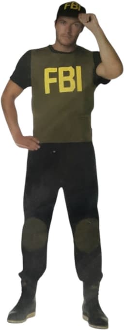 Verleidelijke FBI Roleplay Outfit – Shirt, Broek & Pet – Maat M — thumbnail 2