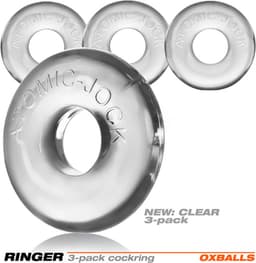 Oxballs - Ringer - Cockring - 3 stuks - Transparant — thumbnail 4