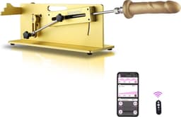 PRO 5 Premium Seksmachine TableTop KlicLok Smart APP Goud — thumbnail 1