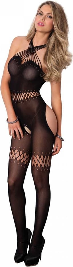 Twisted strap bodystocking — thumbnail 2