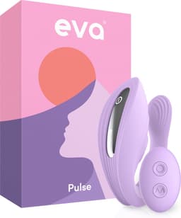 Eva® Pulse - Vibrator met Afstandsbediening - Sex Toys voor Vrouwen & Koppels - G-Spot en Clitoris Stimulator - Dildo Vibrators - Realistisch - Prikkelende Luisterverhalen Inbegrepen - Vibrators voor vrouw - Lavender Purple — thumbnail 1