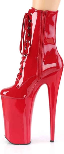 Pleaser - BEYOND-1020 Plateau Laarzen, Paaldans schoenen - Paaldans schoenen - 35 Shoes - Rood — thumbnail 3