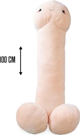 MikaMax Penis Bodypillow – Piemel Knuffel – Piemel Decoratie - XL - Vanilla - 1 Meter — thumbnail 2