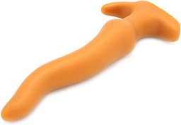 Gold Play - Soft Liquid Siliconen Anaal Dildo - Wave - Goud S — thumbnail 3
