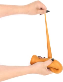 Gold Play - Extra Lange Anaal Dildo - Zachte Siliconen - Twist - Maat M — thumbnail 4