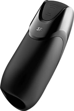 Satisfyer, Bluetooth masturbator, Men Vibration+, 14 cm, met app-bediening, gemaakt van siliconen — thumbnail 1