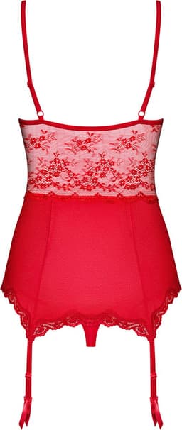 Obsessive - Lovica Korset & String Rood S/M — thumbnail 3