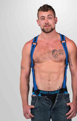 665 Neoprene - Heckler Harness - Blauw/Zwart — thumbnail 4