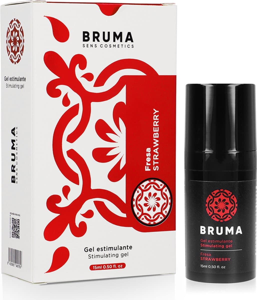 BRUMA - STRAWBERRY FLAVOR INTENSIFYING BALM 15 ML | STIMULEREND MIDDEL | GLIJMIDDEL — afbeelding 1