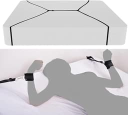Quick Relief Bed Restraint™ - Bondage set Handboeien en enkelboeien bed - SM Bed Restraint Straps Handboeien - Bondage Sex — thumbnail 3