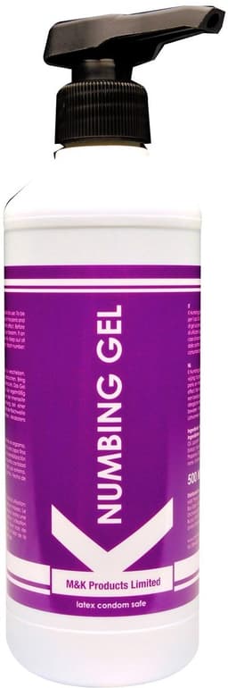 K Numbing Gel - Verdovend Glijmiddel op Waterbasis - 500 ml — thumbnail 1
