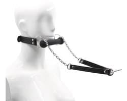 Banoch - Horsing around bit gag - siliconen paardenbit met leidsel - pony play
