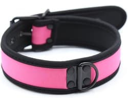 Banoch - Lindo Collar Rosa Neoprene - halsband roze neopreen - puppy play