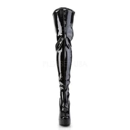 Pleaser - ELECTRA-3000Z Plateau overknee Laarzen - US 10 - 40 Shoes - Zwart — thumbnail 3