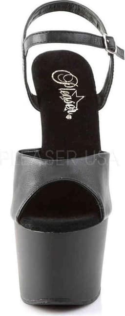 Pleaser - ADORE-709 Sandaal met enkelband, Paaldans schoenen - Paaldans schoenen - 36 Shoes - Zwart — thumbnail 2