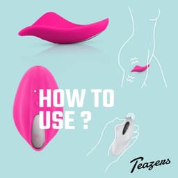 Teazers - Clitoris Vibrator Panty Pleasure - Lingerie Erotisch - Vibrators voor Vrouwen - Sex Toys voor Vrouwen - Vibrators - Vibrerende Slipjes - Clitoris Stimulator - Roze — thumbnail 4