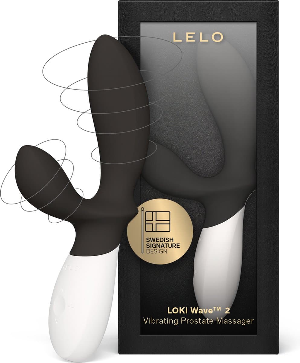 LELO LOKI Wave 2 – Prostaatstimulator – Waterdicht – 12 Genotsinstellingen – Black — afbeelding 1
