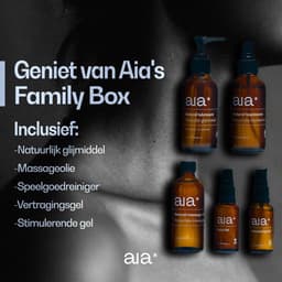 Aia* Bundel - Natuurlijk Glijmiddel op waterbasis - Natuurlijke Massageolie - Natuurlijke Toycleaner - Stimulerende Gel - Delay Gel — thumbnail 3