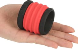 KG Siliconen Ballstrecher Rood-Zwart — thumbnail 1