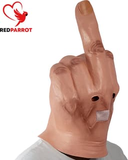 BDSM Fetisj masker latex - Handen fetisj - Middelvinger - Cosplay - Rollenspel - SM - Vingers — thumbnail 5