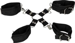 Electradeel - Heavy-Duty Hogtie Kit - Handboeien - Zwart — thumbnail 1