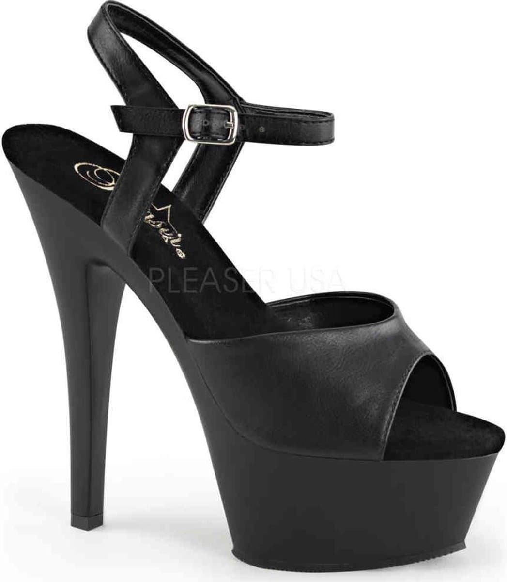 EU 45 = US 14 | KISS-209 | 6 Spike Heel P/F Sandal — afbeelding 1