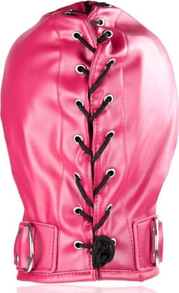 Banoch - Gimp/2 Pink - Roze bondage Masker van pu leer | BDSM — thumbnail 3