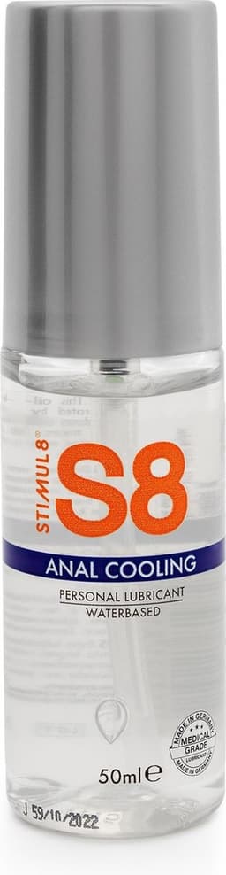 STIMUL8 - S8 WATER-BASED ANAL LUBRICANT EF. COLD 50ML — thumbnail 1