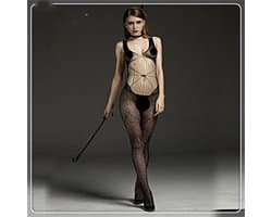 Zwarte Bodystocking - Martina